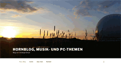 Desktop Screenshot of hornblog.de
